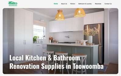 Hambos Homemaker website on desktop
