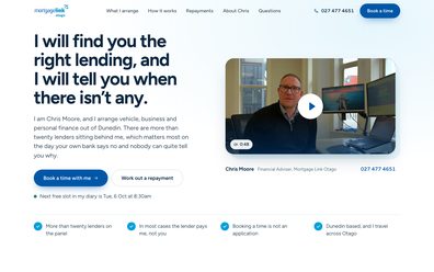 Mortgage Link Otago website on desktop