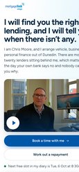 Mortgage Link Otago website on mobile